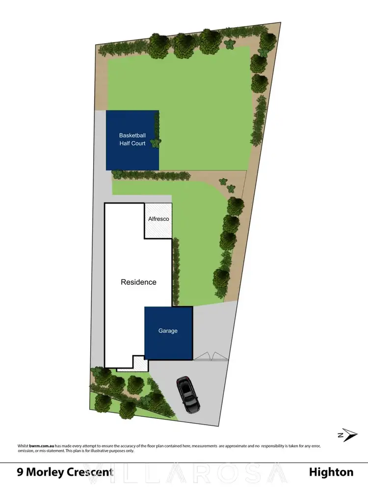 Floorplan of Homely house listing, 9 Morley Crescent, Highton VIC 3216