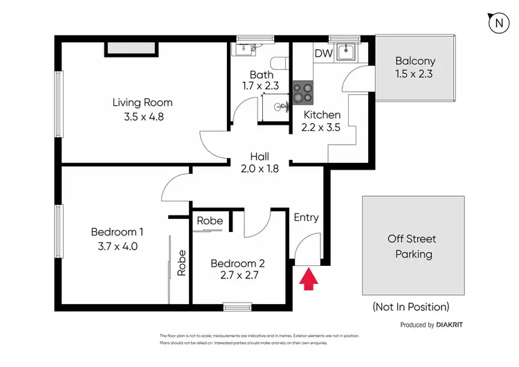Floorplan of Homely apartment listing, 3/33 Neptune Street, St Kilda VIC 3182