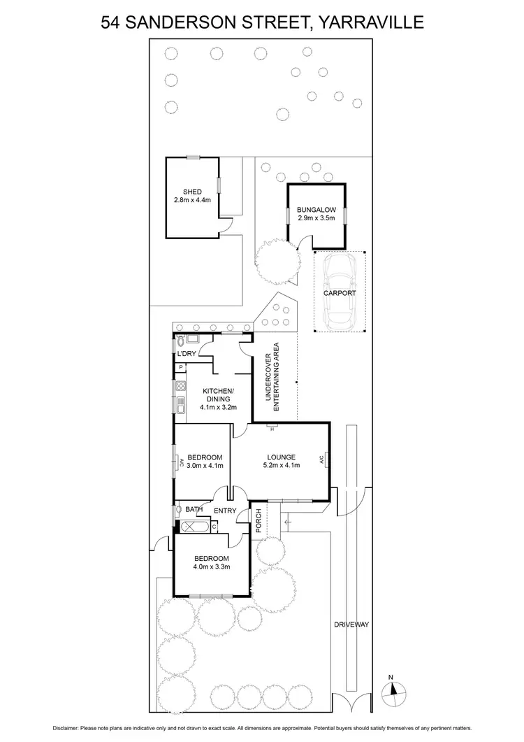 Floorplan of Homely house listing, 54 Sanderson Street, Yarraville VIC 3013