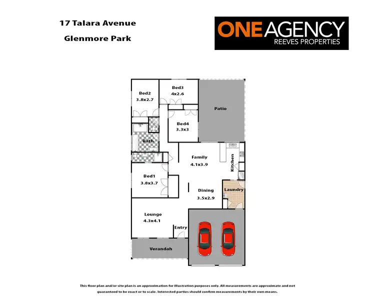 Floorplan of Homely house listing, 17 Talara Avenue, Glenmore Park NSW 2745