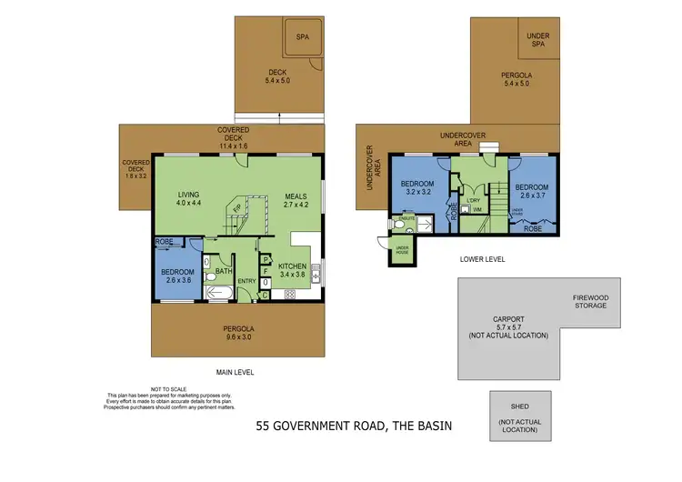 Floorplan of Homely house listing, 55 Government Road, The Basin VIC 3154