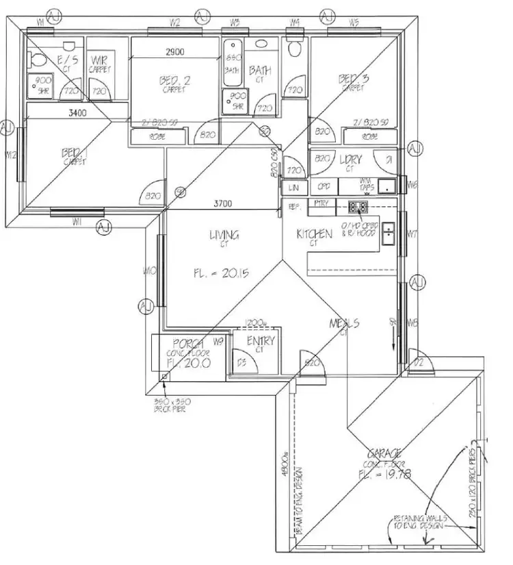 Floorplan of Homely house listing, 6 Archer Place, Woori Yallock VIC 3139