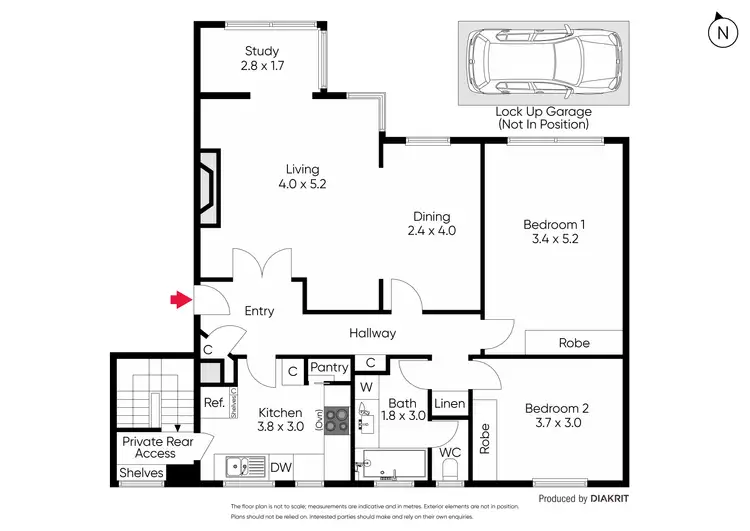 Floorplan of Homely apartment listing, 8/29b Hampden Road, Armadale VIC 3143