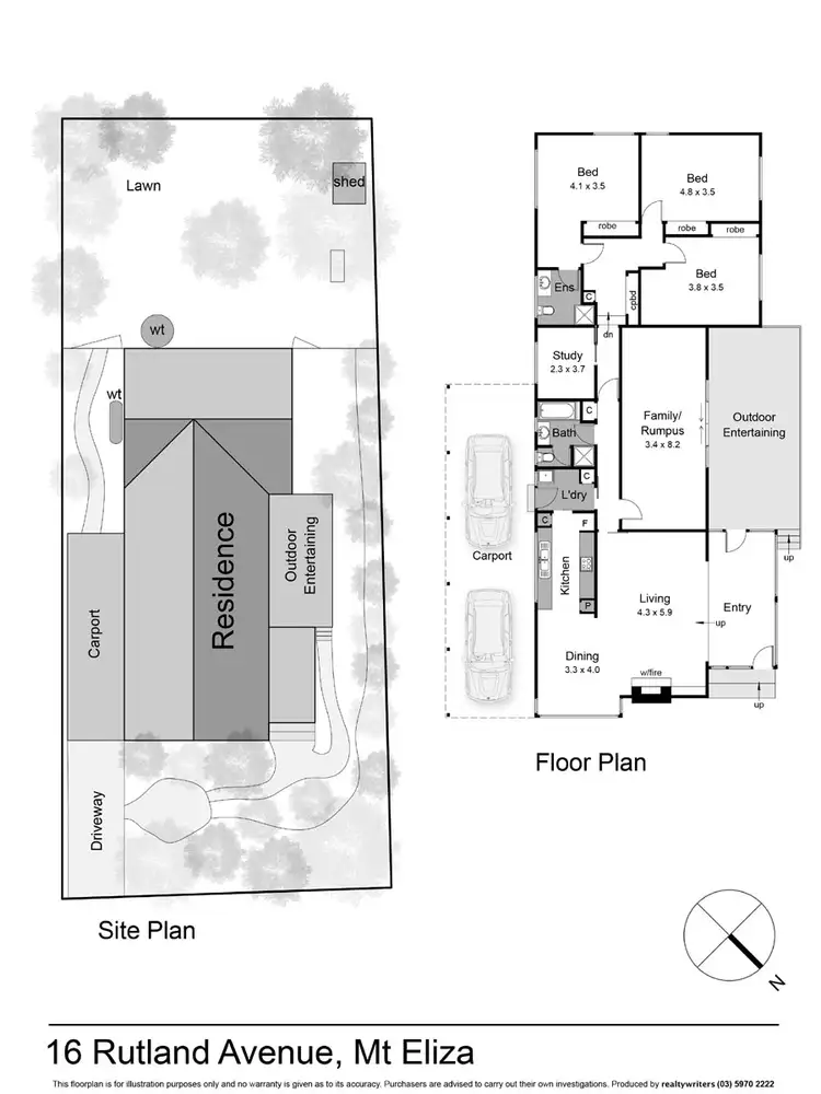 Floorplan of Homely house listing, 16 Rutland Avenue, Mount Eliza VIC 3930