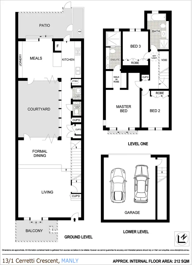 Floorplan of Homely house listing, 13/1 Cerretti Crescent, Manly NSW 2095