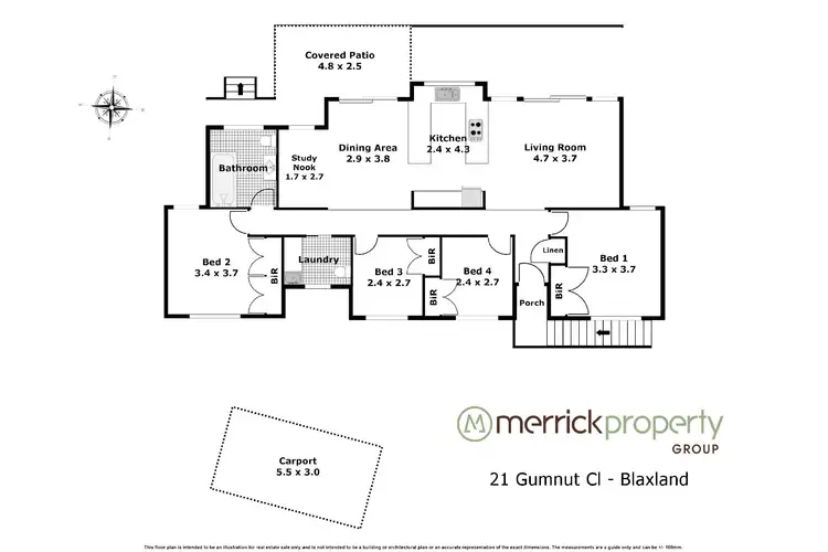 Floorplan of Homely house listing, 21 Gumnut Close, Blaxland NSW 2774