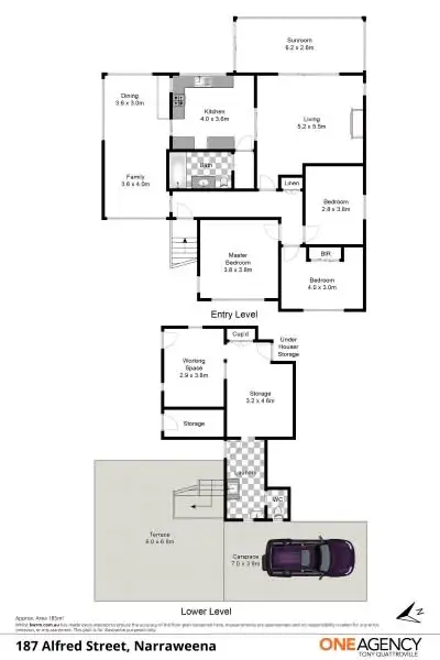 Floorplan of Homely house listing, 187 Alfred Street, Narraweena NSW 2099