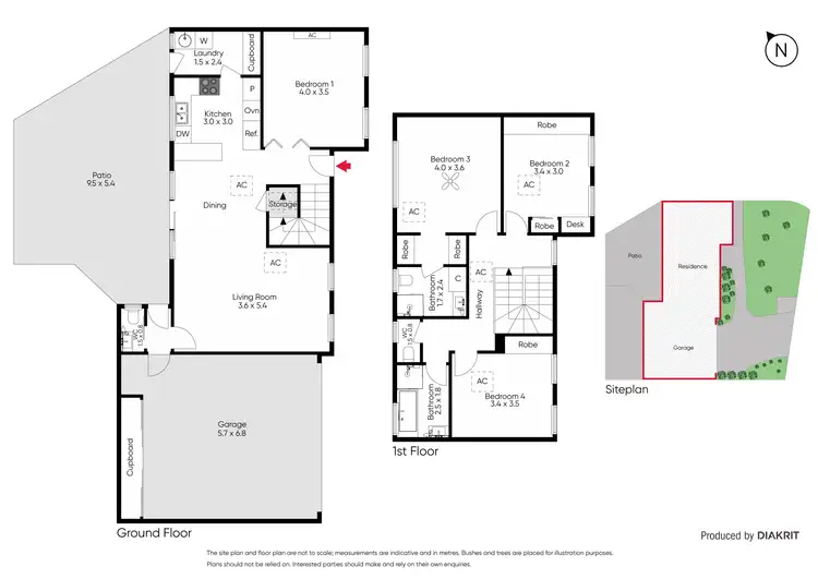 Floorplan of Homely unit listing, 9/64D Narina Way, Epping VIC 3076
