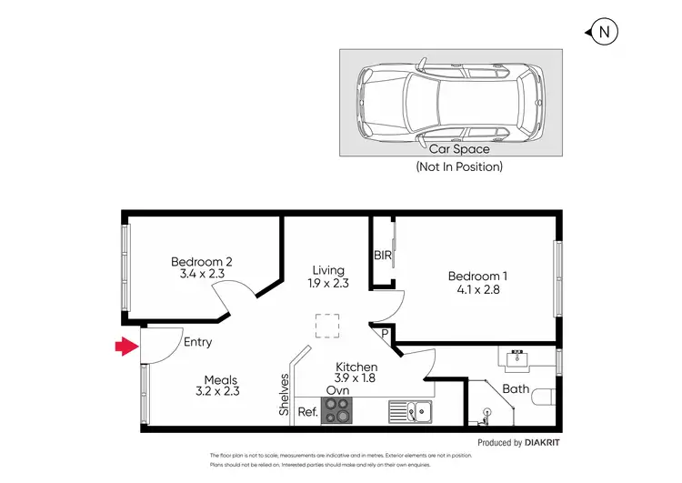 Floorplan of Homely apartment listing, 11/20 Orange Grove, St Kilda East VIC 3183