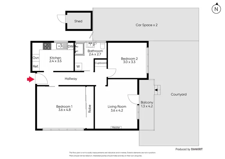 Floorplan of Homely apartment listing, 7/29 Spenser Street, St Kilda VIC 3182