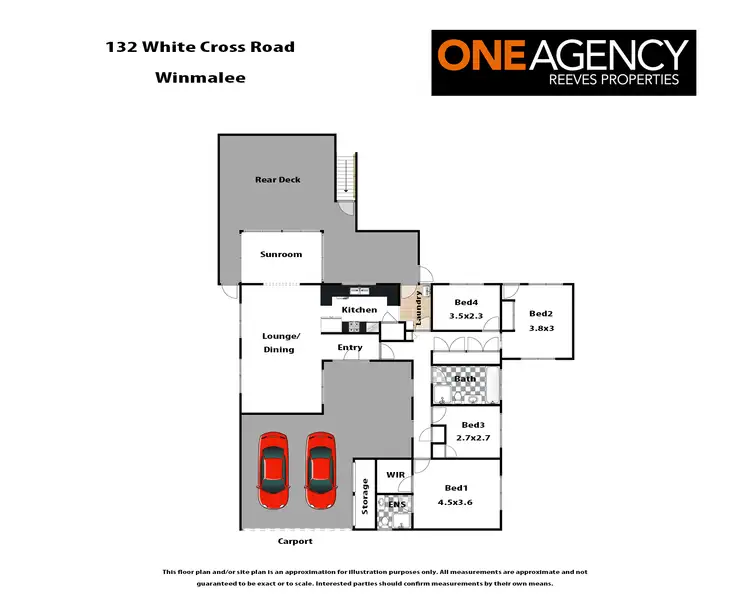 Floorplan of Homely house listing, 132 White Cross Road, Winmalee NSW 2777