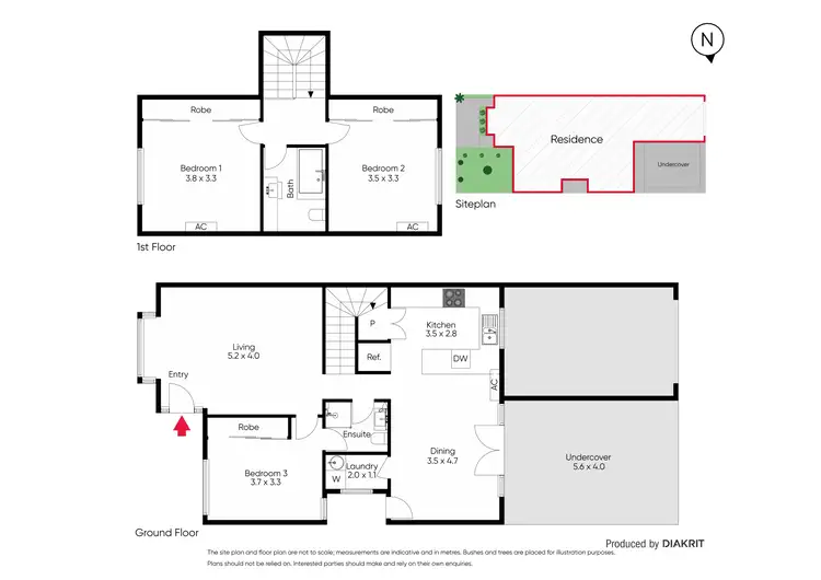 Floorplan of Homely townhouse listing, 1/2a Pentland Parade, Seddon VIC 3011