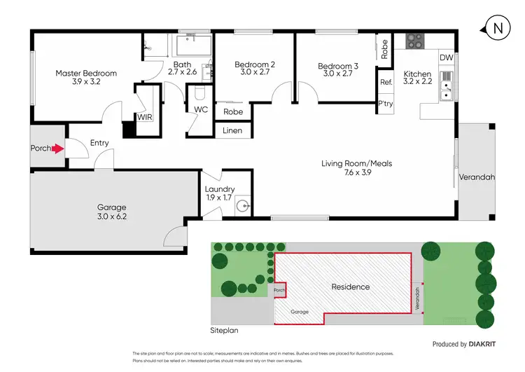 Floorplan of Homely house listing, 29 Ruby Place, Werribee VIC 3030