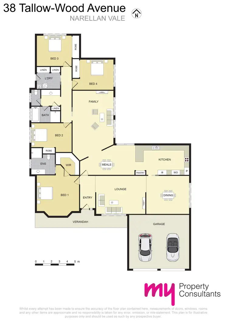 Floorplan of Homely house listing, 38 Tallow-Wood Avenue, Narellan Vale NSW 2567