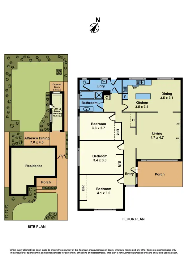 Floorplan of Homely house listing, 55 Bracken Grove, Altona VIC 3018