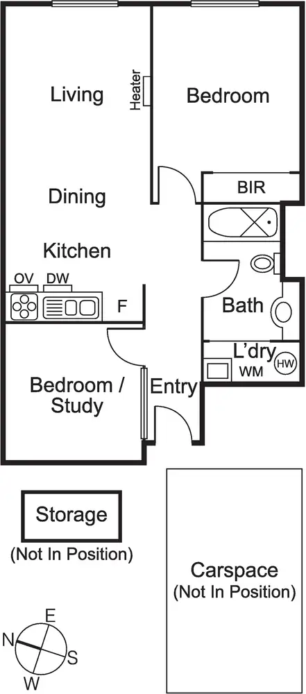 Floorplan of Homely apartment listing, 1413/610 St Kilda Road, Melbourne VIC 3004