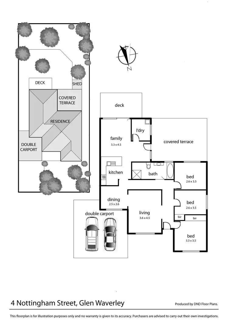 Floorplan of Homely house listing, 4 Nottingham Street, Glen Waverley VIC 3150