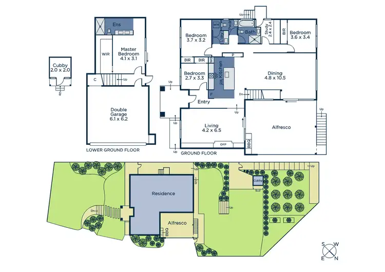 Floorplan of Homely house listing, 7 Huggins Road, Donvale VIC 3111