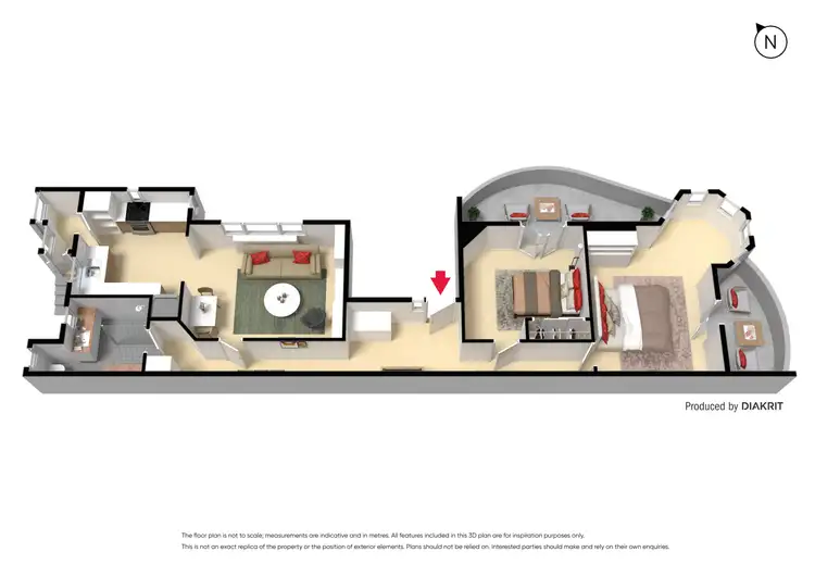 Floorplan of Homely apartment listing, 3/95 Grey Street, St Kilda VIC 3182