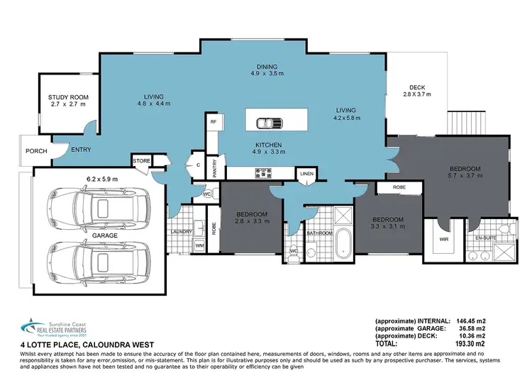 Floorplan of Homely house listing, 4 Lotte Place, Little Mountain QLD 4551