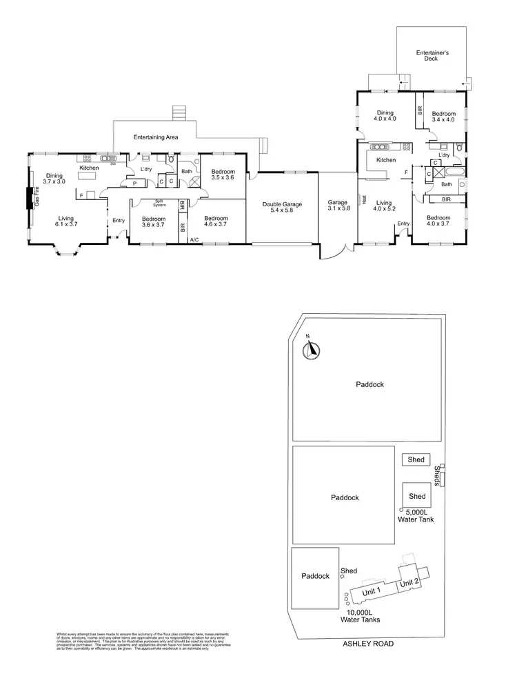 Floorplan of Homely house listing, 24 Ashley Road, Yarrambat VIC 3091