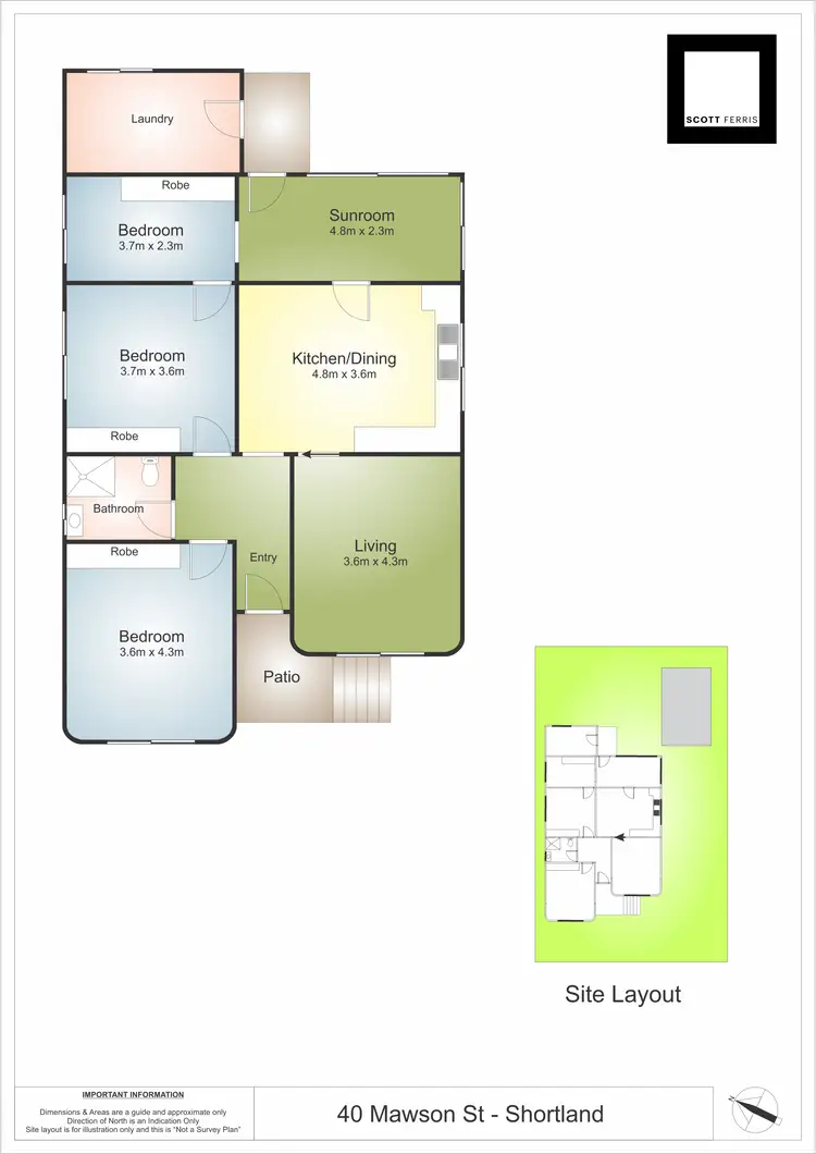 Floorplan of Homely house listing, 40 Mawson Street, Shortland NSW 2307