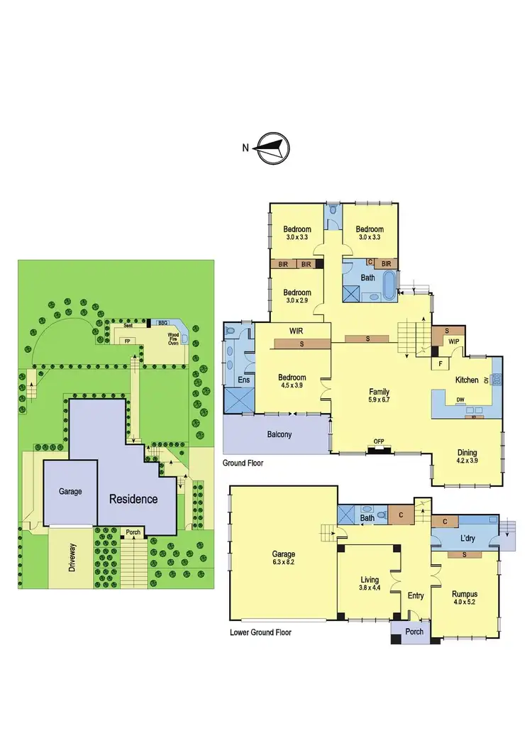 Floorplan of Homely house listing, 42 Barak Parade, Doreen VIC 3754