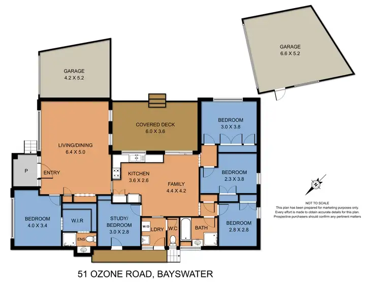 Floorplan of Homely house listing, 51 Ozone Road, Bayswater VIC 3153