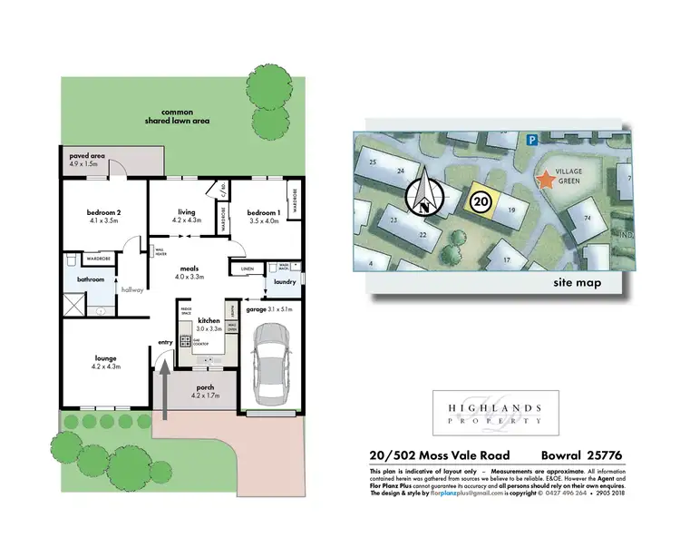 Floorplan of Homely villa listing, 20/502-508 Moss Vale Road, Bowral NSW 2576