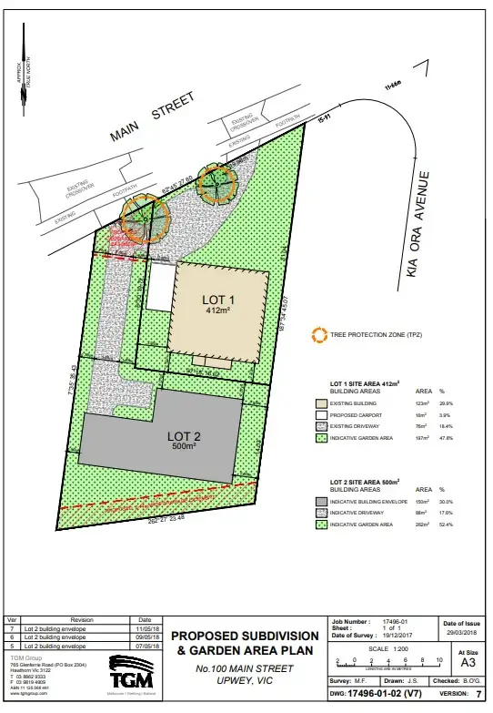 Floorplan of Homely land listing, 100A Main Street, Upwey VIC 3158