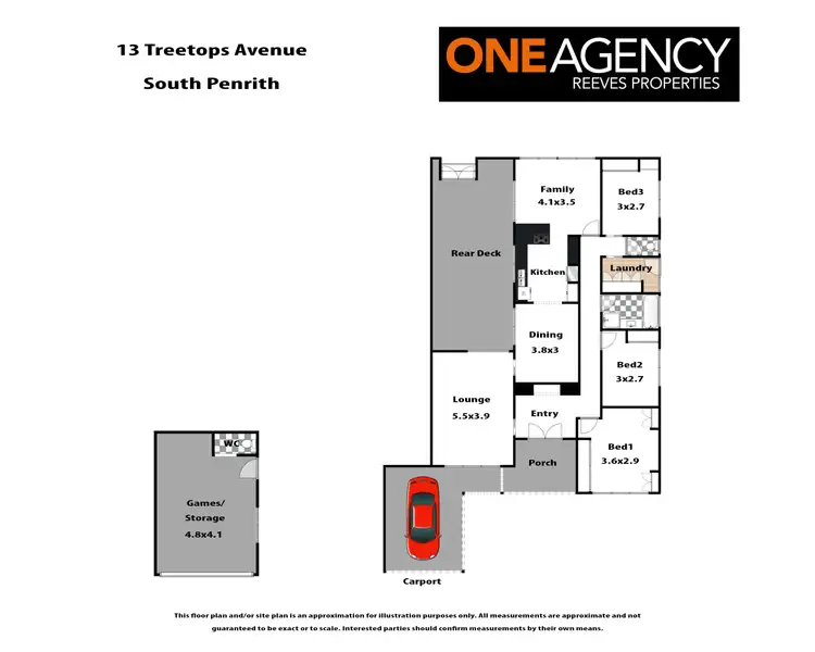 Floorplan of Homely house listing, 13 Treetops Avenue, South Penrith NSW 2750