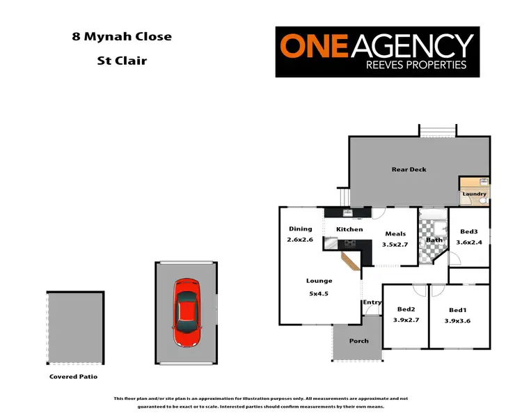 Floorplan of Homely house listing, 8 Mynah Close, St Clair NSW 2759