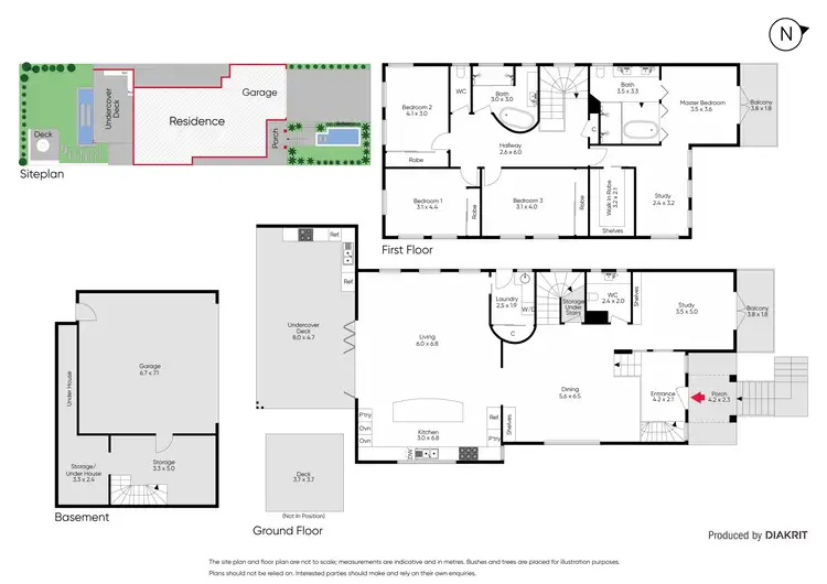 Floorplan of Homely house listing, 45 Cedar Drive, Maribyrnong VIC 3032
