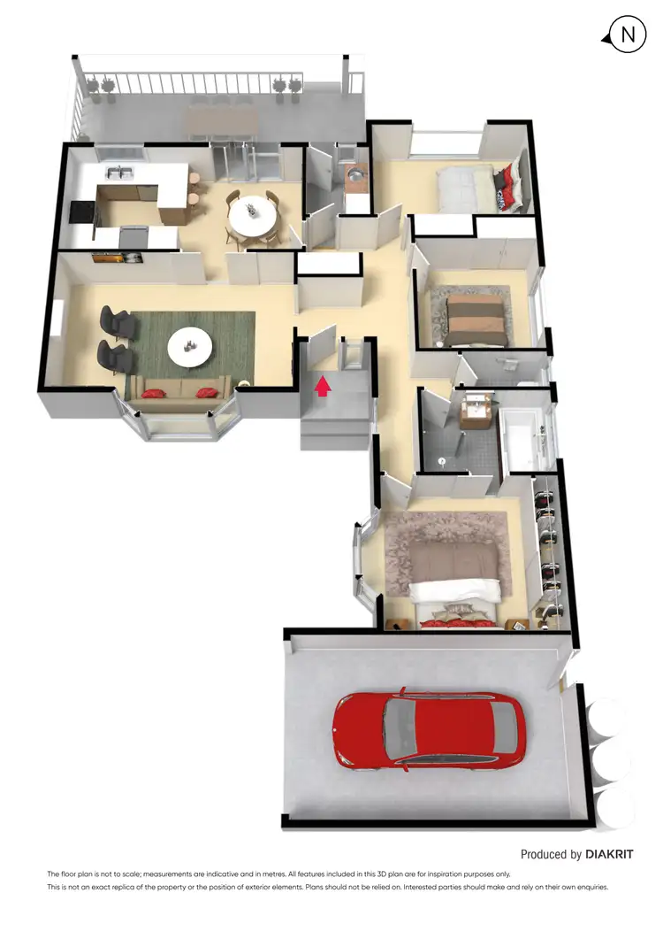 Floorplan of Homely unit listing, 4A Jolly Street, Frankston VIC 3199