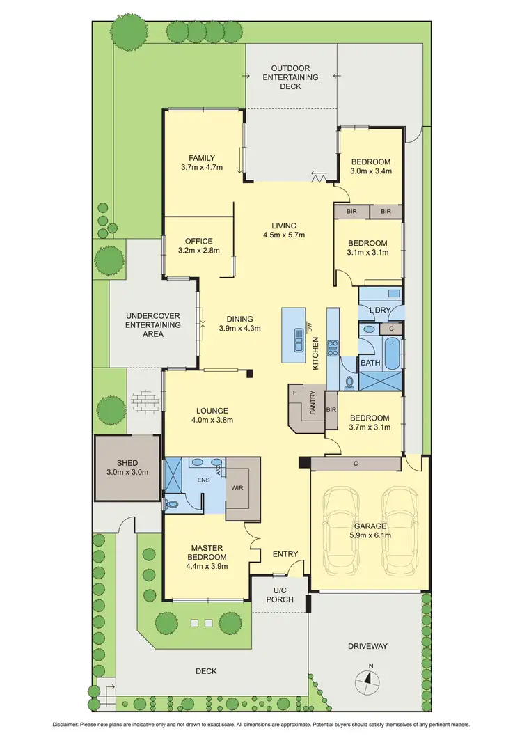 Floorplan of Homely house listing, 19 Fletcher Road, Craigieburn VIC 3064