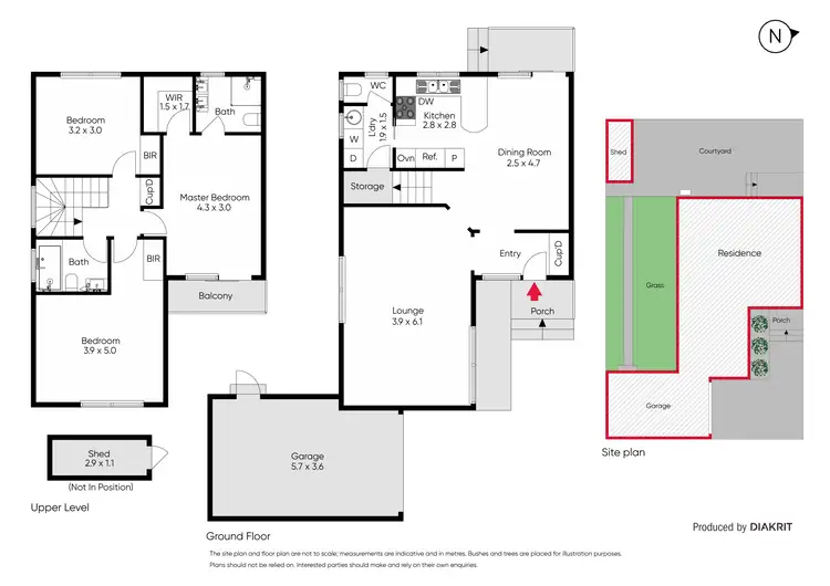 Floorplan of Homely townhouse listing, 4/137 Booran Road, Caulfield South VIC 3162