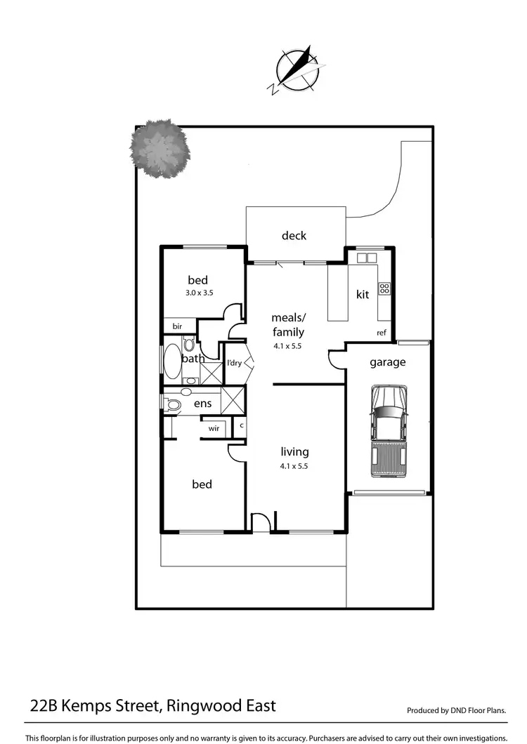 Floorplan of Homely house listing, 22B Kemps Street, Ringwood East VIC 3135