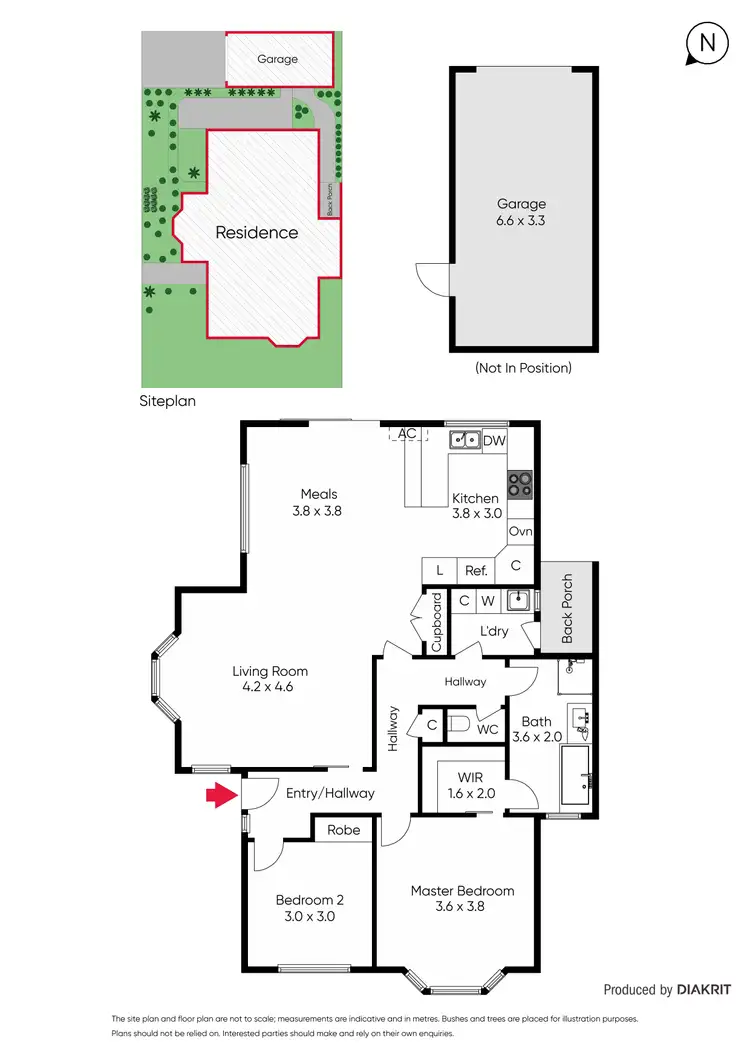 Floorplan of Homely unit listing, 1/4 Clarkestown Avenue, Mount Eliza VIC 3930