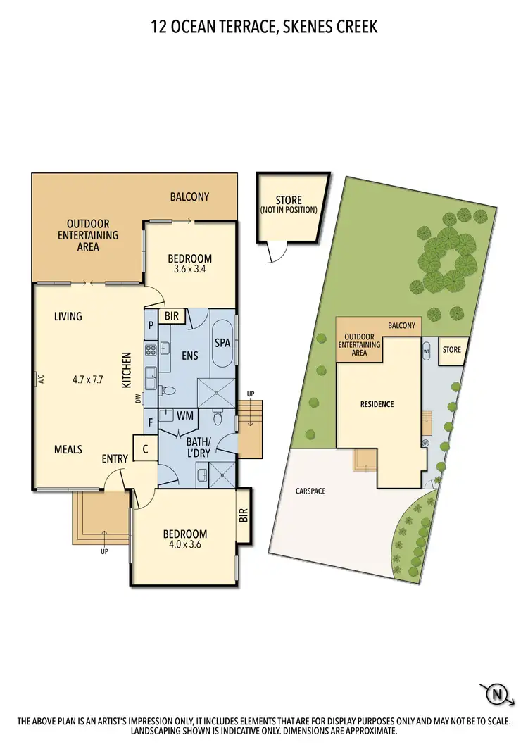 Floorplan of Homely house listing, 12 Ocean Terrace, Skenes Creek VIC 3233