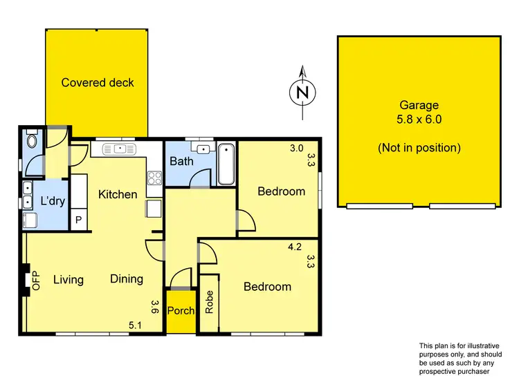 Floorplan of Homely unit listing, 1/24 Edward Street, Macleod VIC 3085