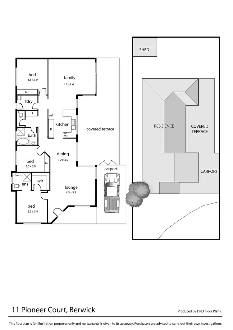 Floorplan of Homely house listing, 11 Pioneer Court, Berwick VIC 3806
