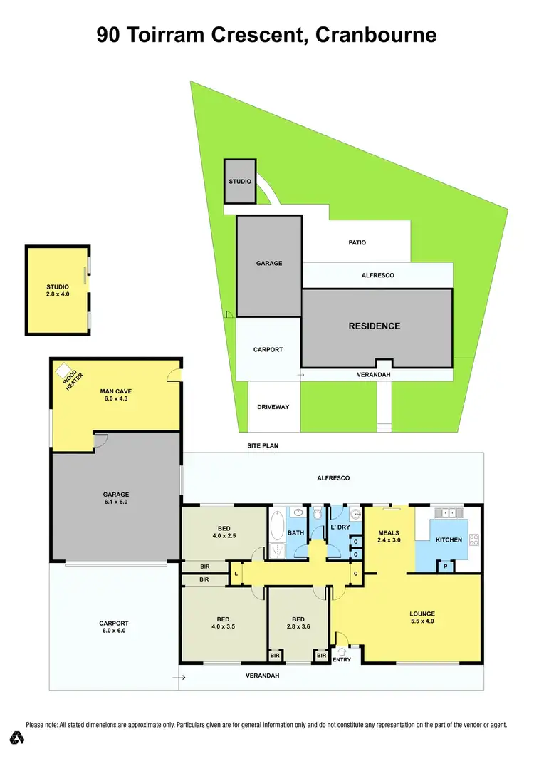 Floorplan of Homely house listing, 90 Toirram Crescent, Cranbourne VIC 3977