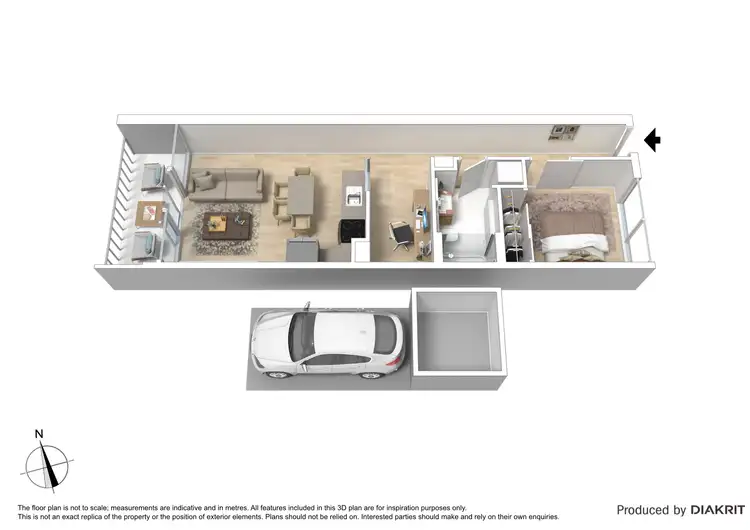 Floorplan of Homely apartment listing, 201/5-7 Wilson Street, South Yarra VIC 3141