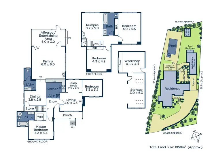 Floorplan of Homely house listing, 18 Orchid Street, Heathmont VIC 3135