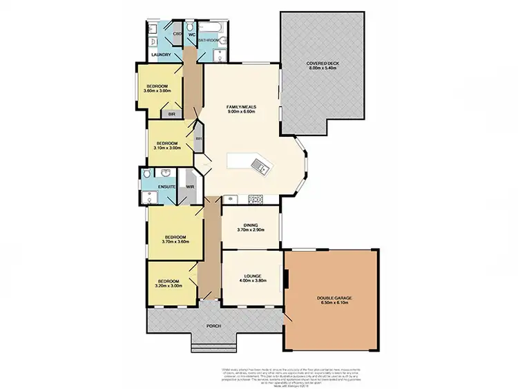 Floorplan of Homely house listing, 18 Grant Close, Berwick VIC 3806