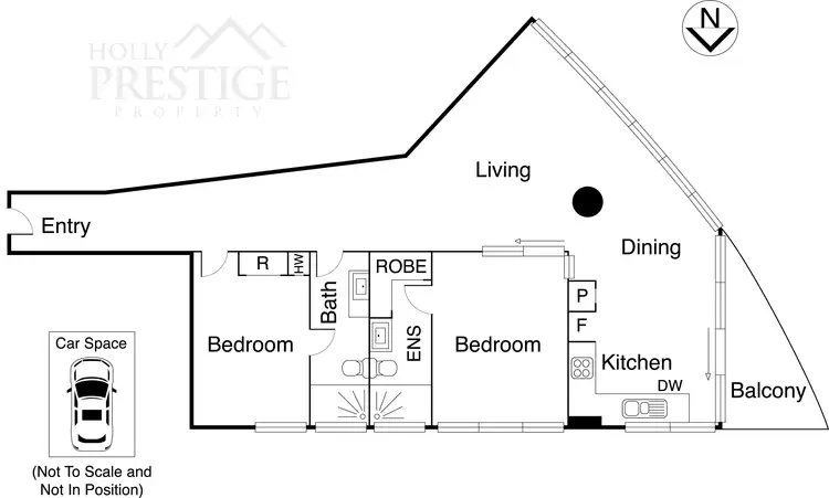 Floorplan of Homely apartment listing, 901/83 Queens Road, Melbourne VIC 3004