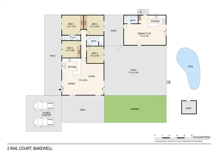 Floorplan of Homely house listing, 2 Rail Court, Bakewell NT 832