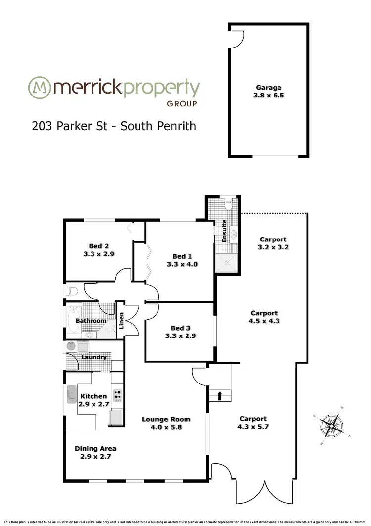 Floorplan of Homely house listing, 203 Parker Street, South Penrith NSW 2750