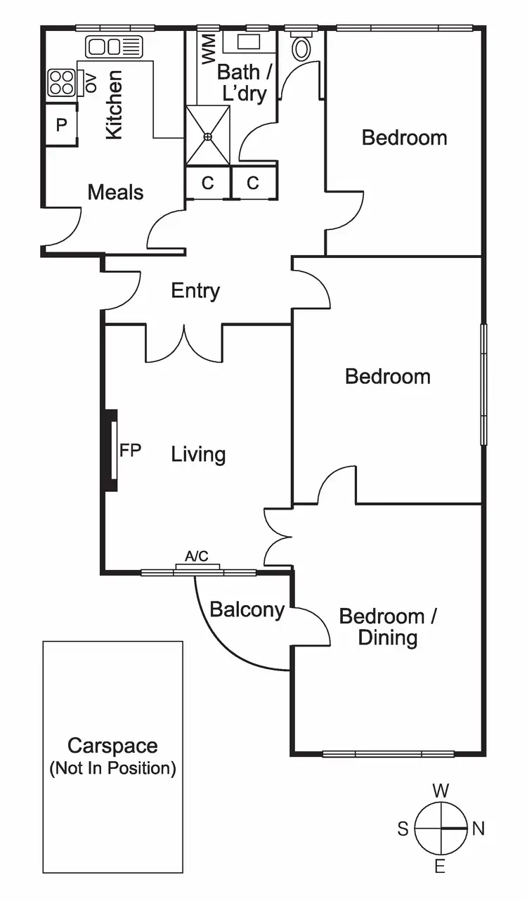 Floorplan of Homely apartment listing, 12/55 Hotham Street, St Kilda East VIC 3183