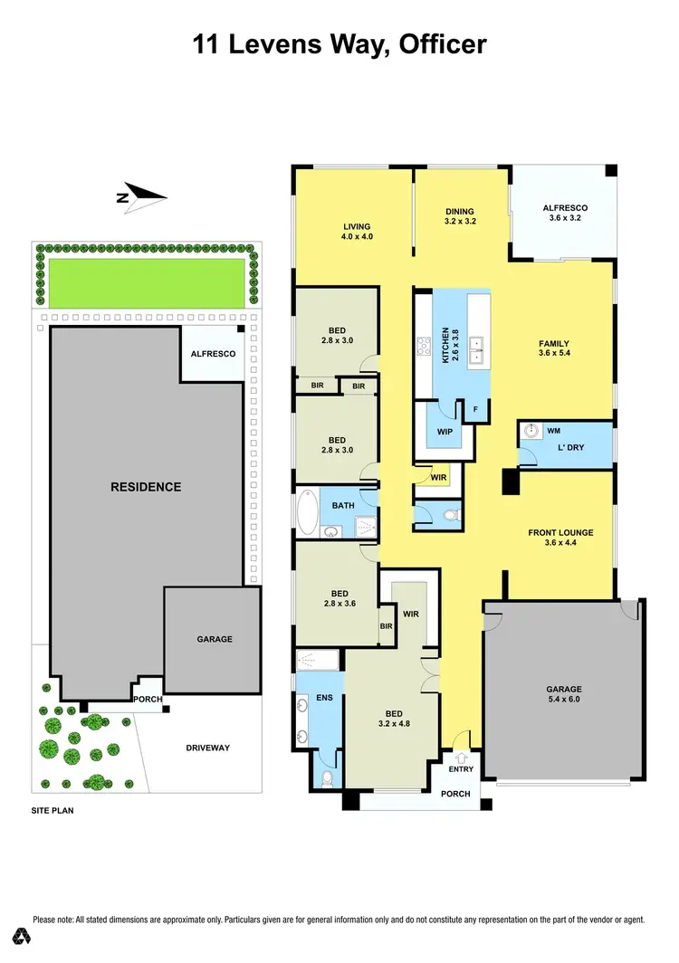 Floorplan of Homely house listing, 11 Levens Way, Officer VIC 3809